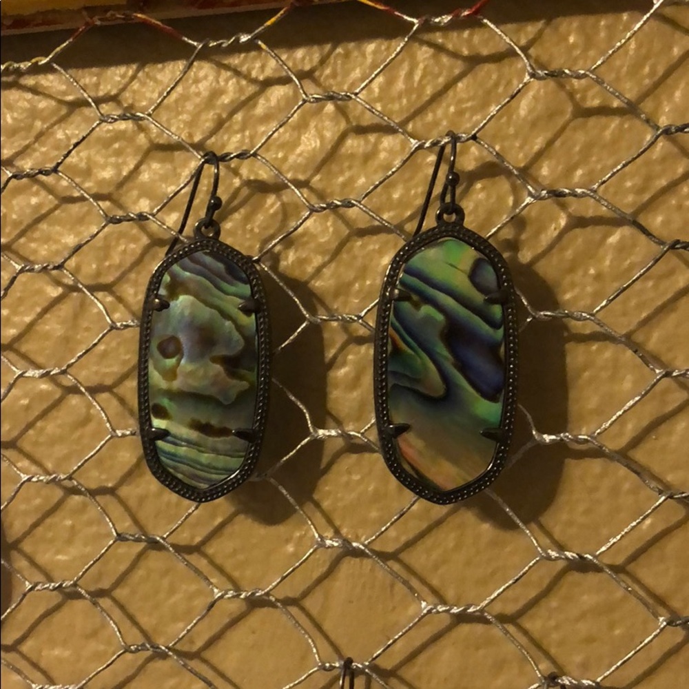 NEW Kendra Scott Abalone earrings